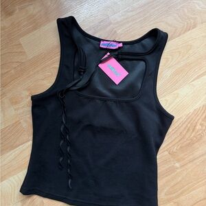 Edikted Black Tank Top